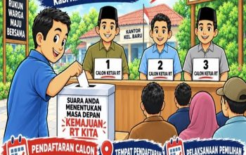Flayer Pendaftaran Ketua RT Serentak di Kelurahan Baru, Kecamatan Tenggarong (Dok. Kelurahan Baru)
