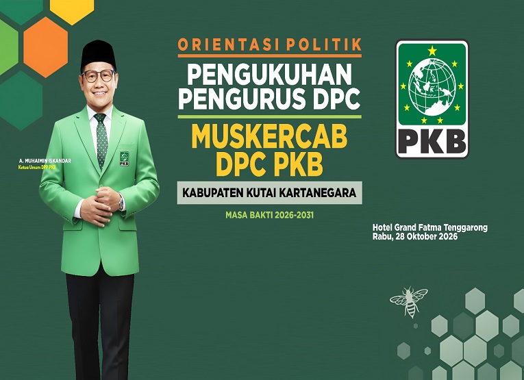 Flayer Pengukuhan Pengurus PKB Kukar (Dok. DPC PKB Kukar)