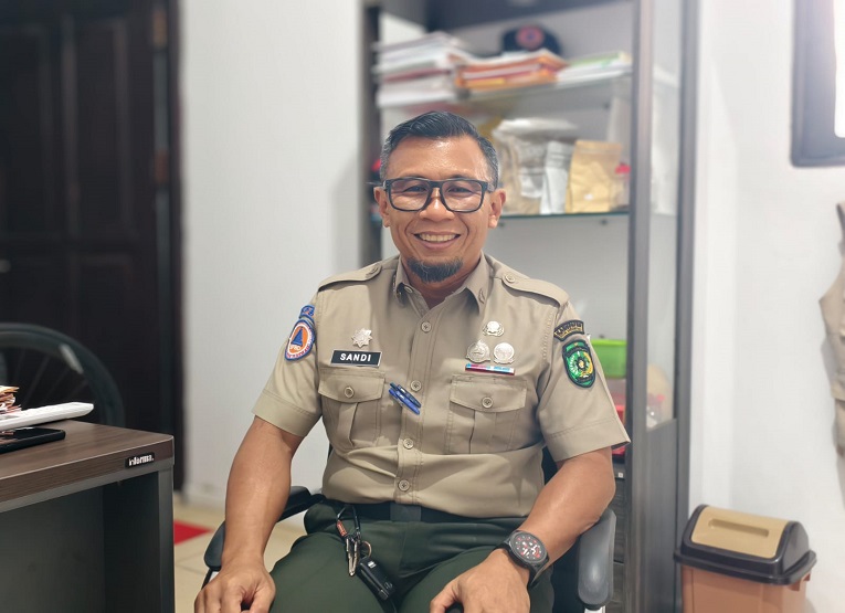 Sekertaris BPBD Kukar Aspianur Sandi (Foto : Andri/dutakaltimnews.com)