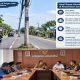Ilustrasi Tiang Telkom di Tengah Jalan Sangasanga Dalam (Dok. Istimewa)